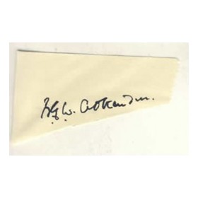 BERNARD ATKINSON CRICKET AUTOGRAPH