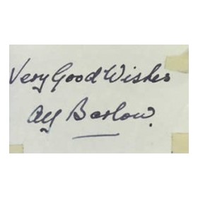ALFRED BARLOW CRICKET AUTOGRAPH