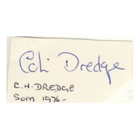 COLIN DREDGE CRICKET AUTOGRAPH