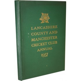 LANCASHIRE COUNTY & MANCHESTER CRICKET CLUB OFFICIAL HANDBOOK 1937