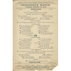 OXFORD UNIVERSITY FRESHMEN