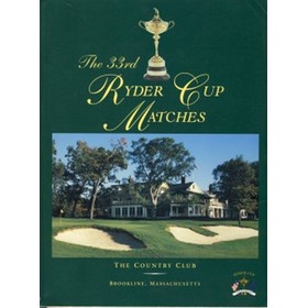 RYDER CUP 1999 (BROOKLINE) SOUVENIR PROGRAMME