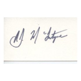 ARTHUR MCINTYRE CRICKET AUTOGRAPH