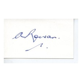 ATHOL ROWAN CRICKET AUTOGRAPH