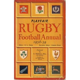PLAYFAIR RUGBY FOOTBALL ANNUAL 1958-59