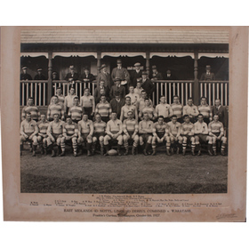 EAST MIDLANDS & WARATAHS 1927 RUGBY PHOTOGRAPH