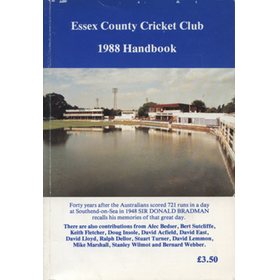 ESSEX COUNTY CRICKET CLUB ANNUAL 1988