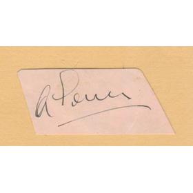 ALF GOVER (SURREY & ENGLAND) CRICKET AUTOGRAPH
