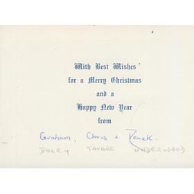 ENGLAND TOUR OF SRI LANKA 1981-82 CHRISTMAS CARD