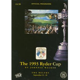 RYDER CUP 1993 (THE BELFRY) OFFICIAL PROGRAMME
