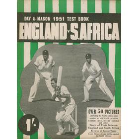 DAY & MASON 1951 TEST BOOK: ENGLAND V SOUTH AFRICA