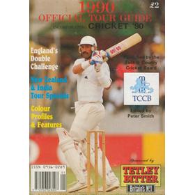 OFFICIAL 1990 TOUR GUIDE. ENGLAND V NEW ZEALAND & INDIA