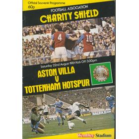 ASTON VILLA V TOTTENHAM HOTSPUR 1981 (CHARITY SHIELD) FOOTBALL PROGRAMME