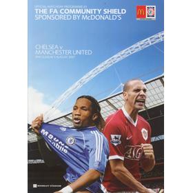 CHELSEA V MANCHESTER UNITED 2007 (COMMUNITY SHIELD) FOOTBALL PROGRAMME