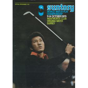 WORLD MATCH PLAY CHAMPIONSHIP 1979 GOLF PROGRAMME