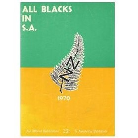 ALL BLACKS IN SOUTH AFRICA 1970 RUGBY TOUR BROCHURE