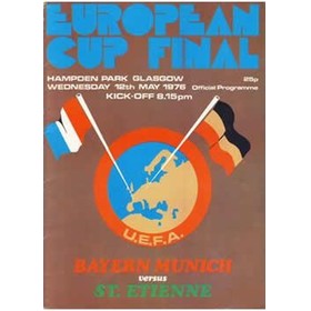 BAYERN MUNICH V ST ETIENNE 1976 (EUROPEAN CUP FINAL) FOOTBALL PROGRAMME