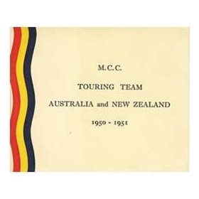 ENGLAND 1950-51 CRICKET CHRISTMAS CARD (SIGNED BY HUTTON)