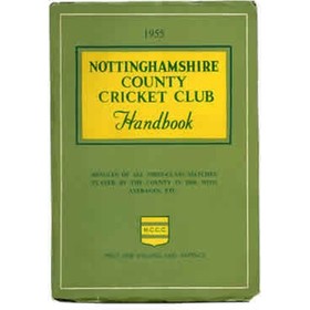 NOTTINGHAMSHIRE COUNTY CRICKET CLUB HANDBOOK 1955