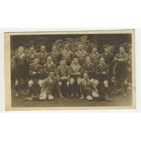 REDRUTH XV 1928-29 RUGBY POSTCARD