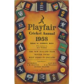 PLAYFAIR CRICKET ANNUAL 1958