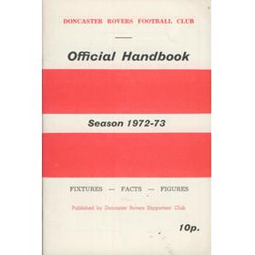 DONCASTER ROVERS OFFICIAL HANDBOOK 1972-73