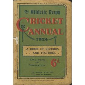 ATHLETIC NEWS CRICKET ANNUAL 1924