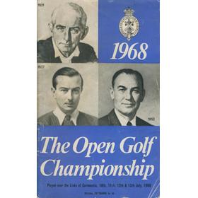 OPEN CHAMPIONSHIP 1968 (CARNOUSTIE) GOLF PROGRAMME