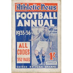 ATHLETIC NEWS FOOTBALL ANNUAL 1935-36