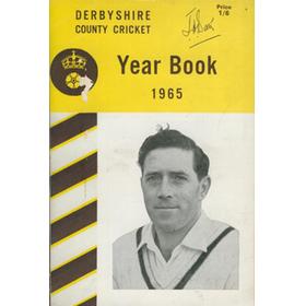 DERBYSHIRE COUNTY CRICKET YEAR BOOK 1965