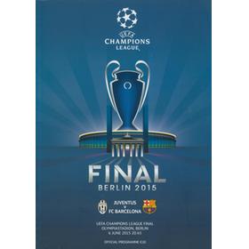 JUVENTUS V BARCELONA 2015 (CHAMPIONS LEAGUE FINAL) FOOTBALL PROGRAMME