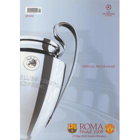 BARCELONA V MANCHESTER UNITED 2009 (CHAMPIONS LEAGUE FINAL) FOOTBALL PROGRAMME