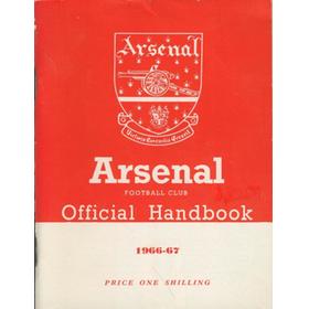 ARSENAL FOOTBALL CLUB 1966-67 OFFICIAL HANDBOOK