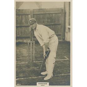 WALLY HARDINGE (KENT) LARGE "PINNACE" CARD