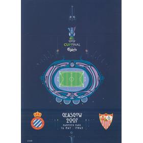 ESPANYOL V SEVILLA 2007 UEFA CUP FINAL FOOTBALL PROGRAMME