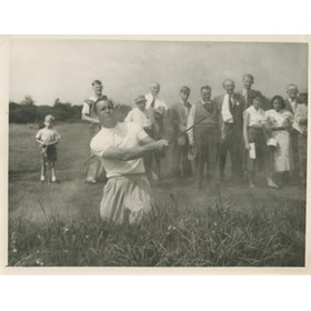 MAX FAULKNER 1957 GOLF PHOTOGRAPH