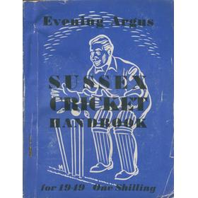EVENING ARGUS SUSSEX CRICKET HANDBOOK FOR 1949