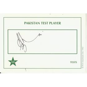 AZHAR MAHMOOD (PAKISTAN) CRICKET AUTOGRAPH