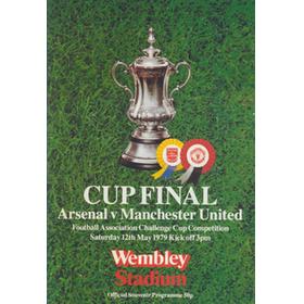 ARSENAL V MANCHESTER UNITED 1979 (F.A. CUP FINAL) FOOTBALL PROGRAMME
