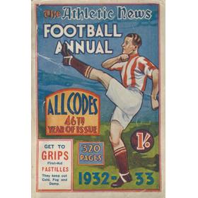 ATHLETIC NEWS FOOTBALL ANNUAL 1932-33