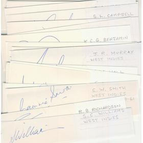 CAMMIE SMITH (WEST INDIES) CRICKET AUTOGRAPH