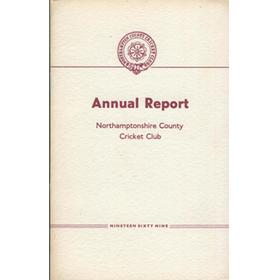 NORTHAMPTONSHIRE COUNTY CRICKET CLUB 1969 ANNUAL REPORT