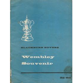 BLACKBURN ROVERS: WEMBLEY SOUVENIR