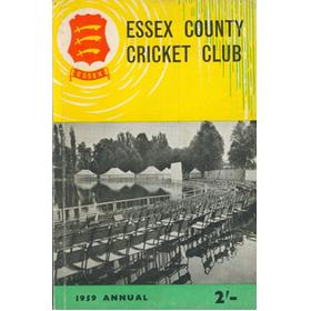ESSEX COUNTY CRICKET CLUB ANNUAL 1959