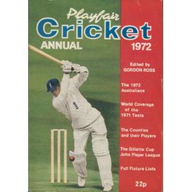 PLAYFAIR CRICKET ANNUAL 1972