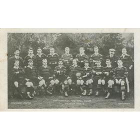 NORTHAMPTON RUGBY CLUB 1904-05 POSTCARD