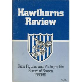 HAWTHORNS REVIEW - FACTS, FIGURES AND PHOTOGRAPHIC RECORD OF SEASON 1980-81