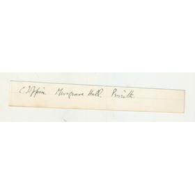 CHARLES TOPPIN (CAMBRIDGE UNIVERSITY & WORCESTERSHIRE) CRICKET AUTOGRAPH