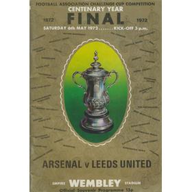 ARSENAL V LEEDS UNITED 1972 (F.A. CUP FINAL) FOOTBALL PROGRAMME