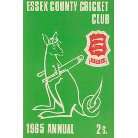ESSEX COUNTY CRICKET CLUB ANNUAL 1965